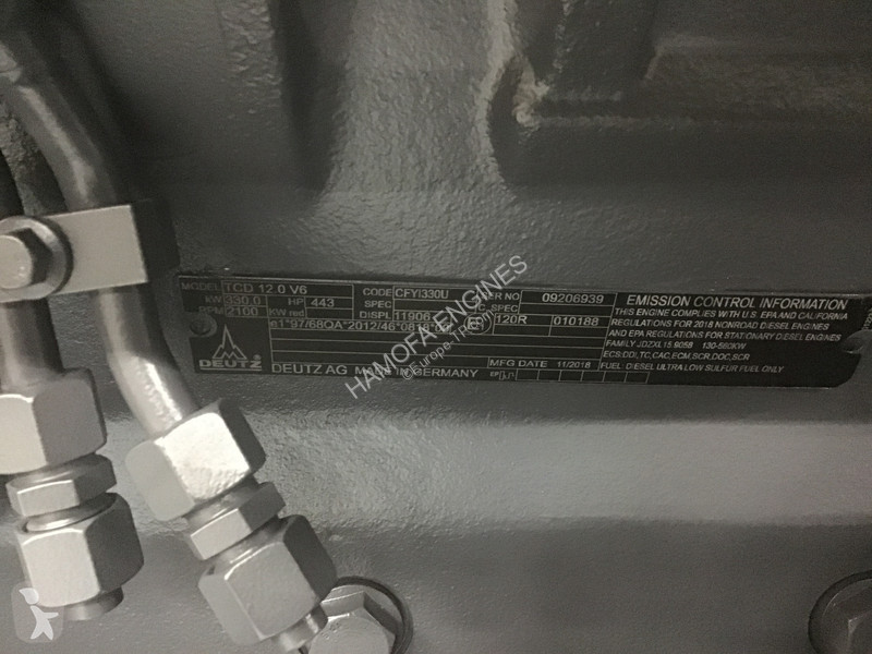 Náhradné diely na stavebné stroje Deutz TCD12.0...