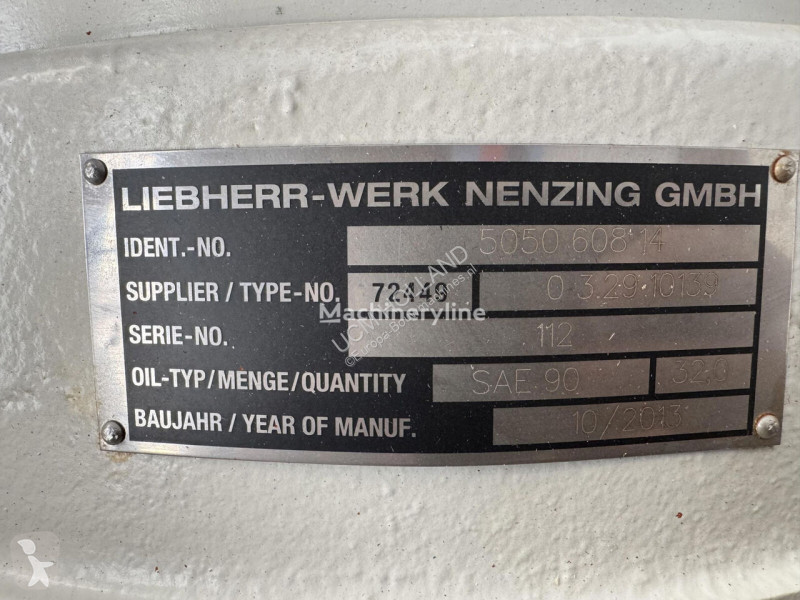 Losse onderdelen bouwmachines Liebherr LHM slew...