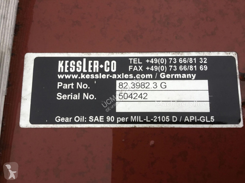 Losse onderdelen bouwmachines  Essieu Kessler...