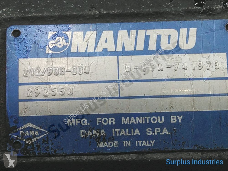 قطع غيار الأشغال العمومية Manitou MLT 840-137