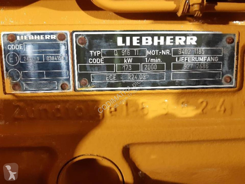 Pièces engins tp Liebherr L551