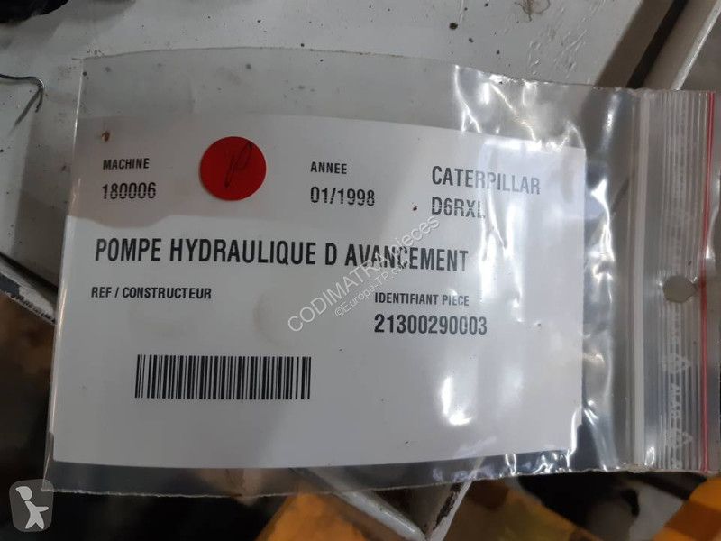 قطع غيار الأشغال العمومية Caterpillar D6RXL