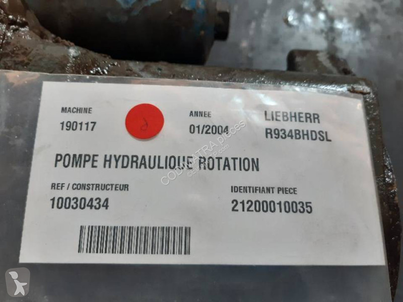 Pièces engins tp Liebherr R934BHDSL