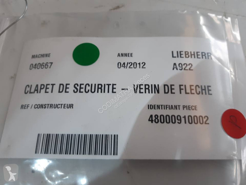 Pièces engins tp Liebherr A922