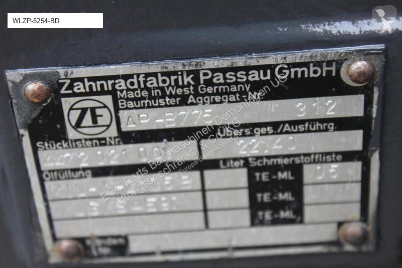 Reservedele til offentligt anlægsarbejde ZF...