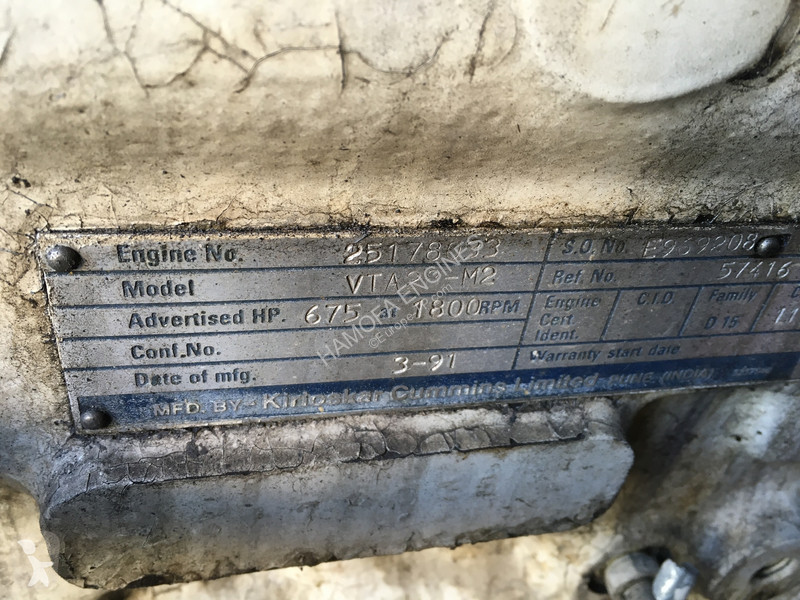 Recambios maquinaria OP Cummins VTA28-M2 USED