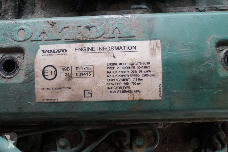 Náhradné diely na stavebné stroje Volvo D7C 275...