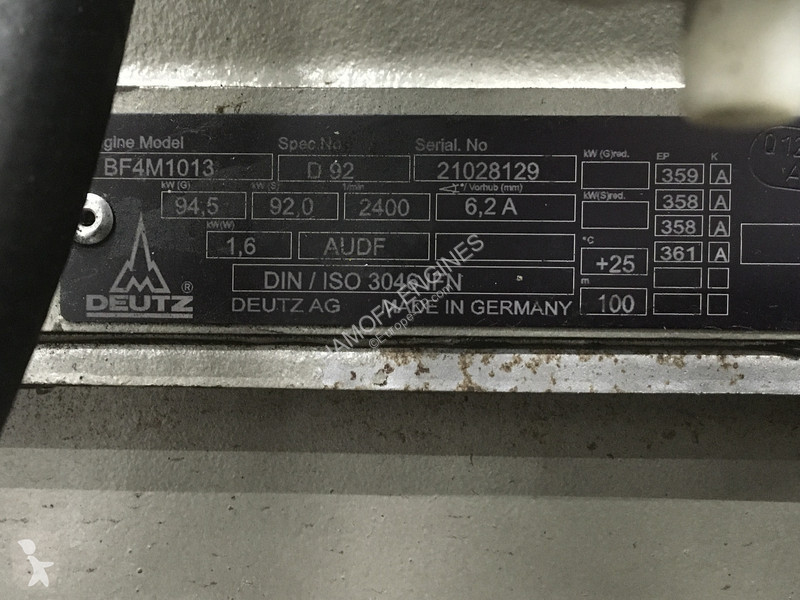 Náhradné diely na stavebné stroje Deutz...
