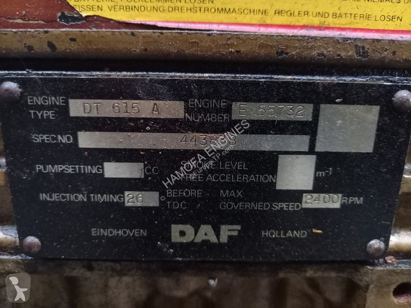 قطع غيار الأشغال العمومية DAF DT615A USED