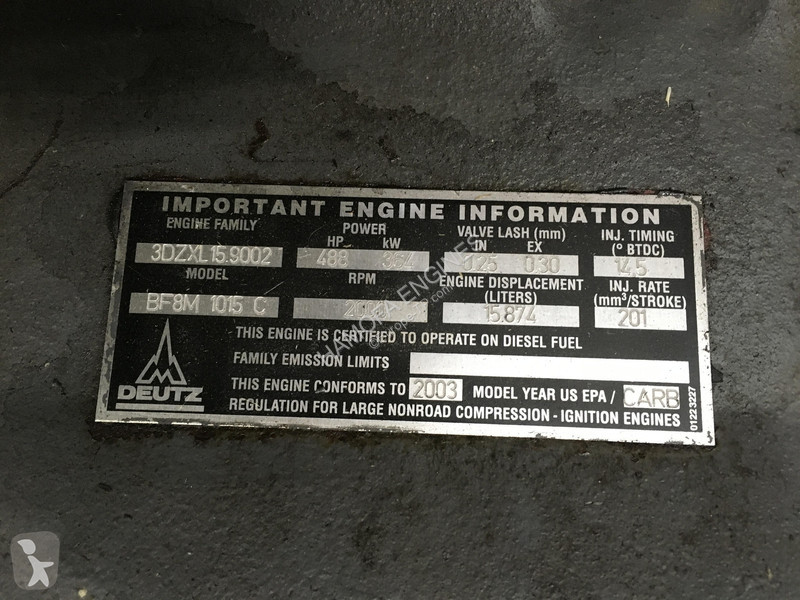 Náhradné diely na stavebné stroje Deutz...