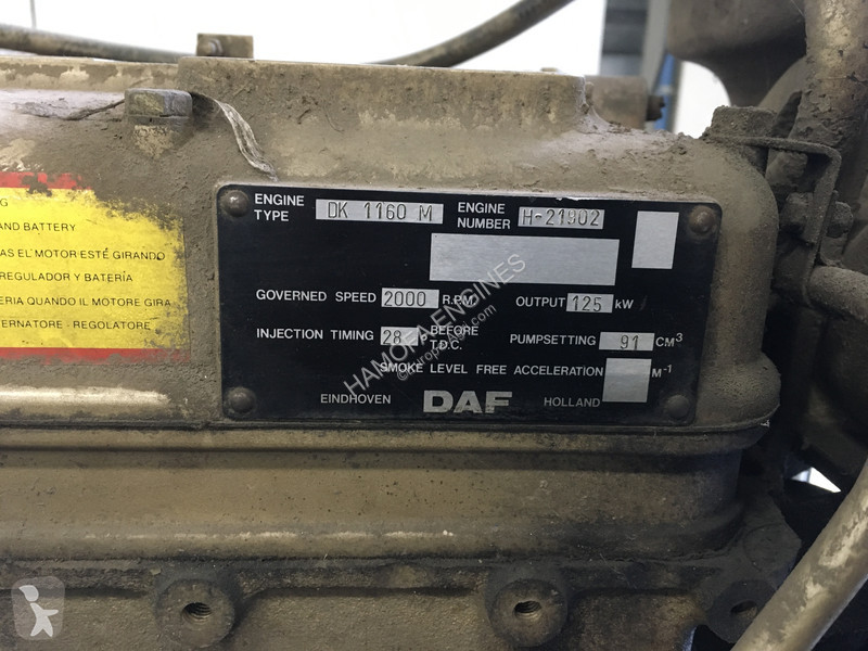 قطع غيار الأشغال العمومية DAF DK1160M USED