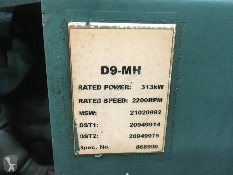 Losse onderdelen bouwmachines Volvo D9A2C...
