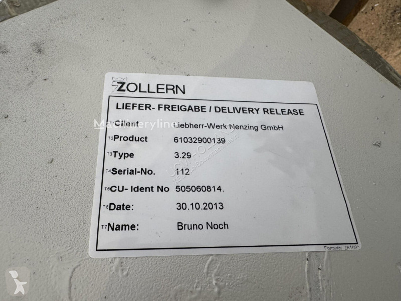 Losse onderdelen bouwmachines Liebherr LHM slew...