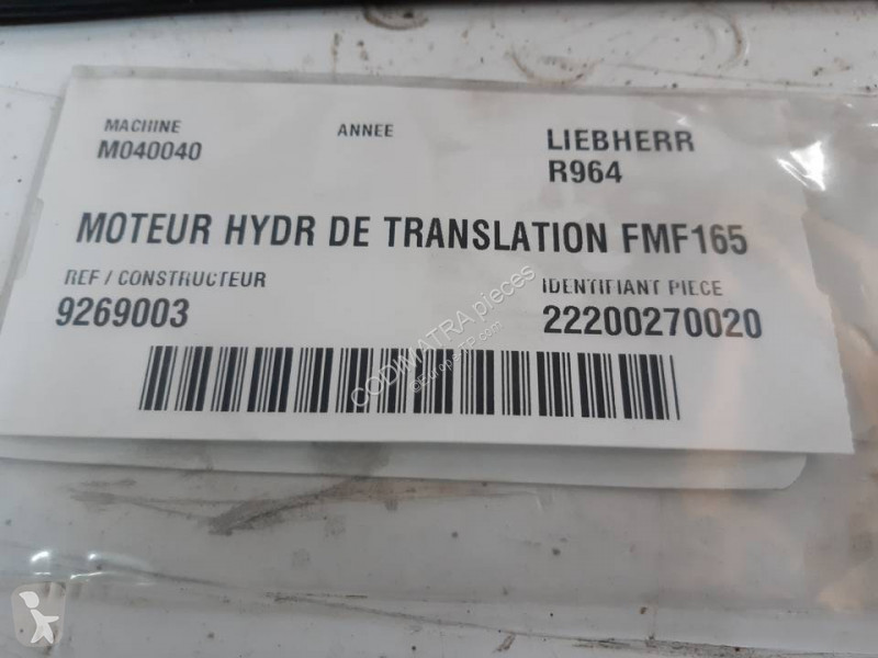 Peças máquinas de construção civil Liebherr R964