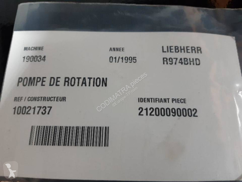 قطع غيار الأشغال العمومية Liebherr R974BHD