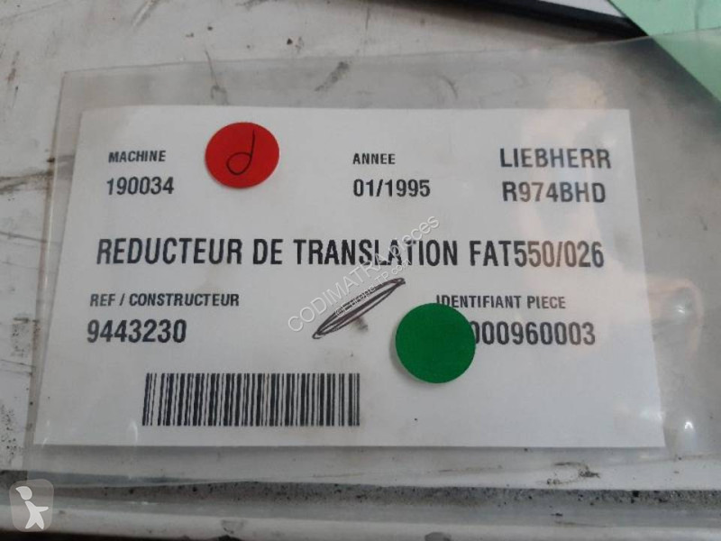 Pièces engins tp Liebherr R974BHD