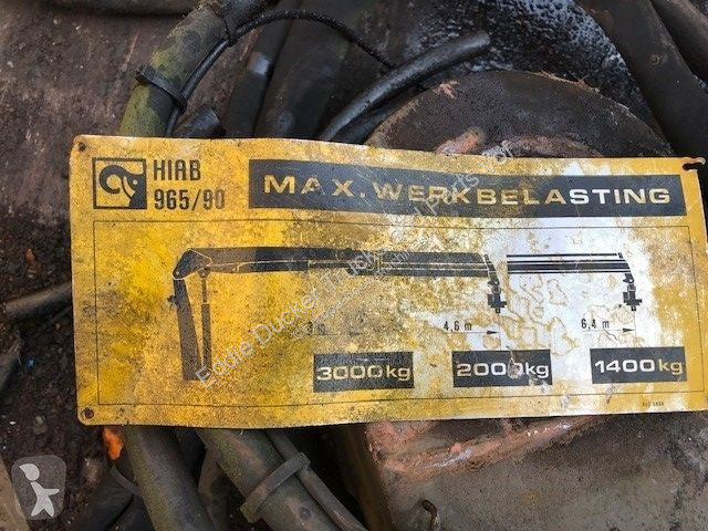 Reservedele til offentligt anlægsarbejde Hiab...