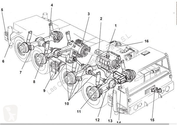 Losse onderdelen bouwmachines Liebherr Tambour...