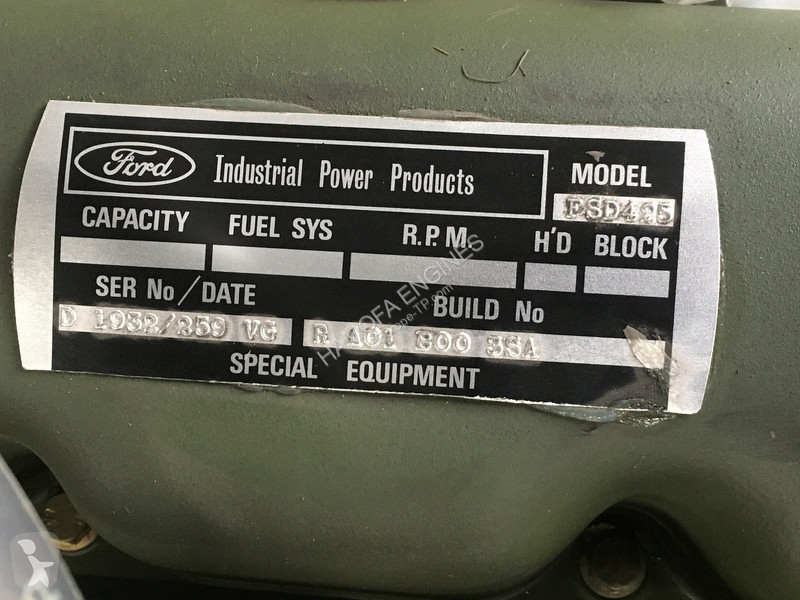 Náhradní díly stavba Ford FSD 425 NEW