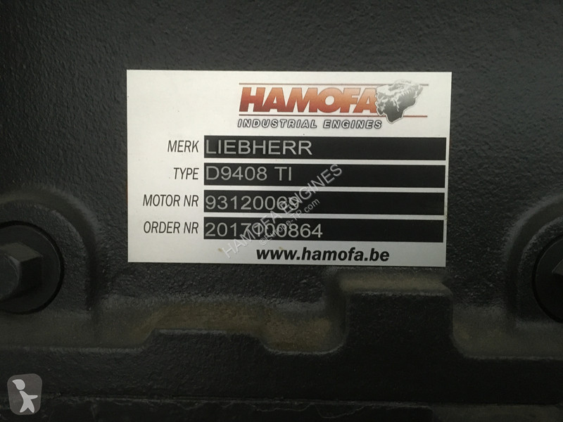 Reservdelar anläggningsmaterial Liebherr D9408...