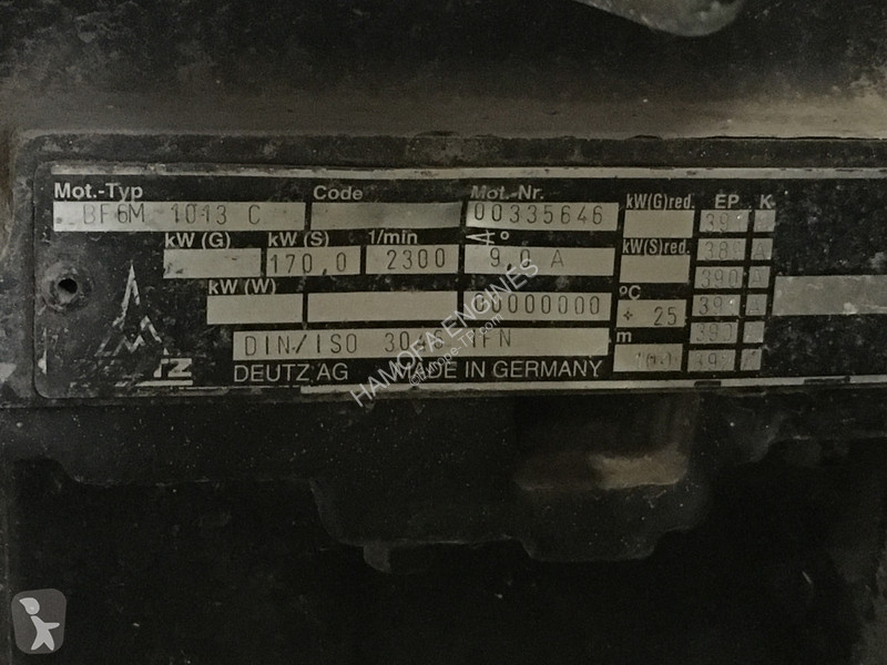 قطع غيار الأشغال العمومية Deutz BF6M1013C USED