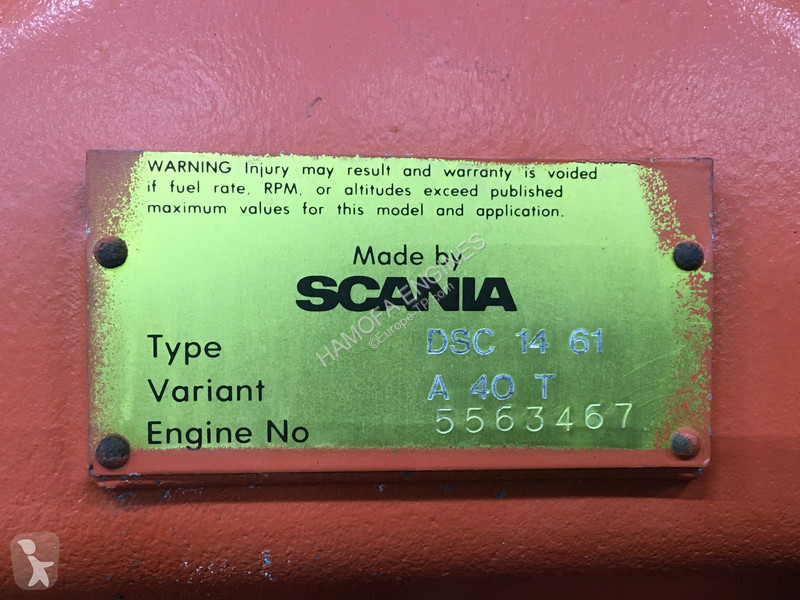 Losse onderdelen bouwmachines Scania DSC14.61 USD
