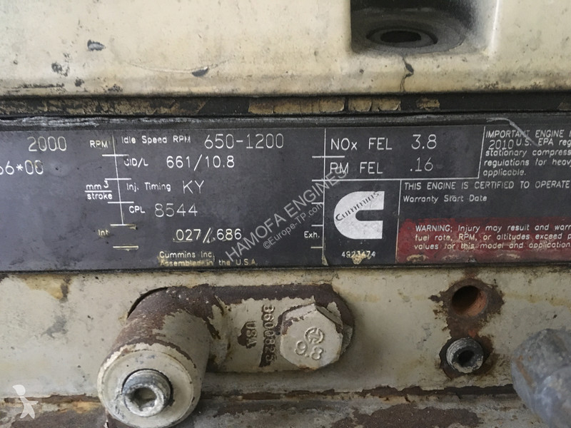 Recambios maquinaria OP Cummins QSM11 CPL8544...