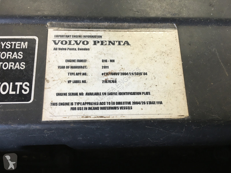 Losse onderdelen bouwmachines Volvo D16C-C MH USED