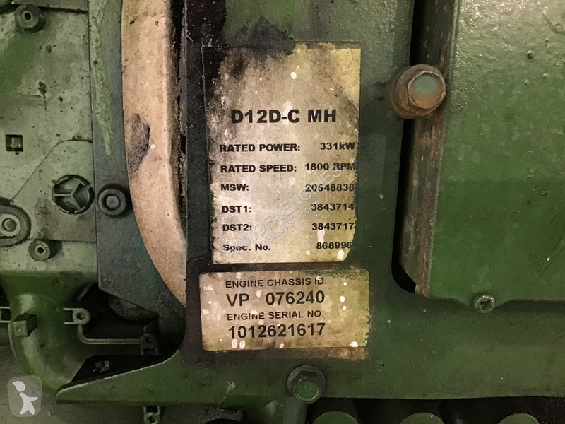 Náhradné diely na stavebné stroje Volvo D12D-C...
