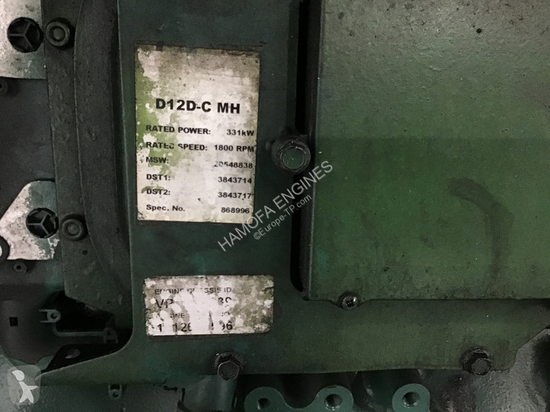 قطع غيار الأشغال العمومية Volvo D12D-C MH USED