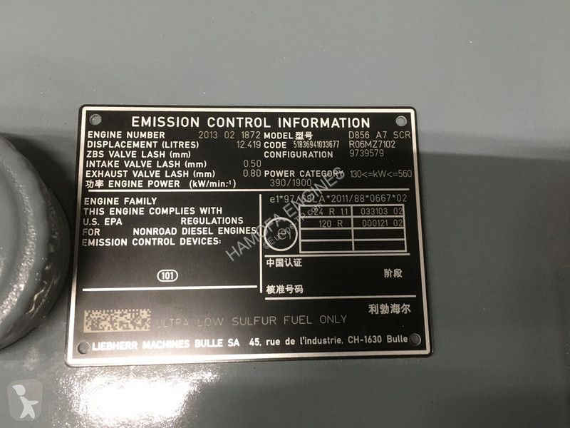 Náhradné diely na stavebné stroje Liebherr D856...