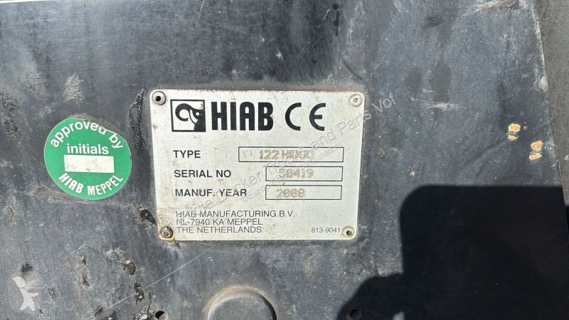 قطع غيار الأشغال العمومية Hiab 122E-2 HIDUO