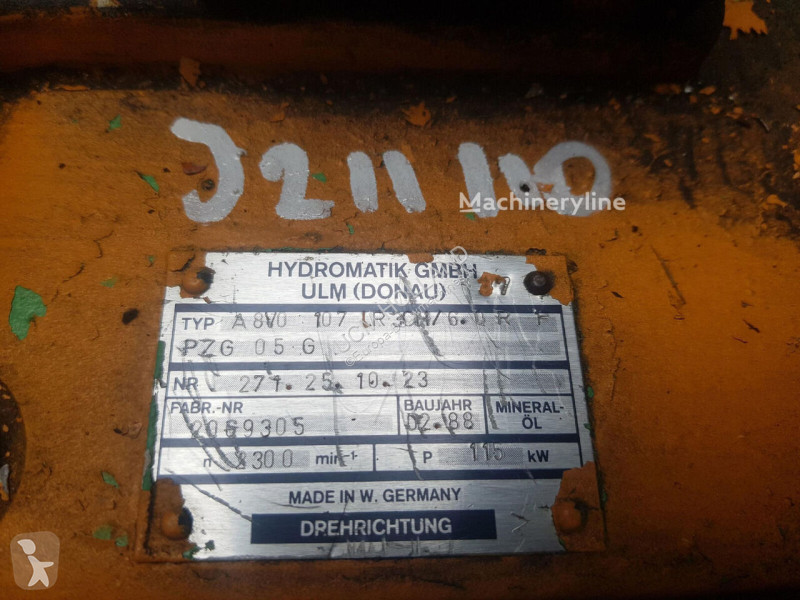 Peças máquinas de construção civil Krupp