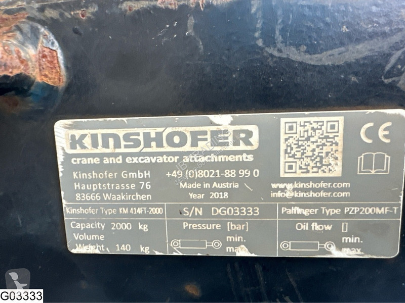 Резервни части за строителна техника Kinshofer...