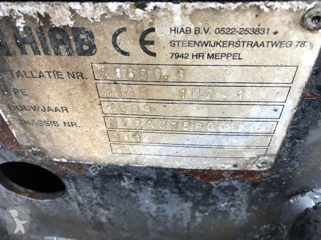 Reservedele til offentligt anlægsarbejde Hiab...