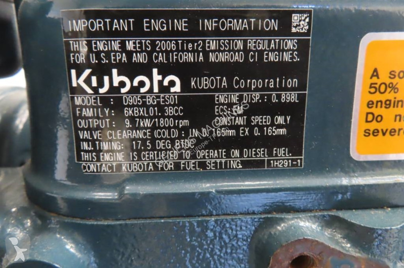 قطع غيار الأشغال العمومية Kubota D905