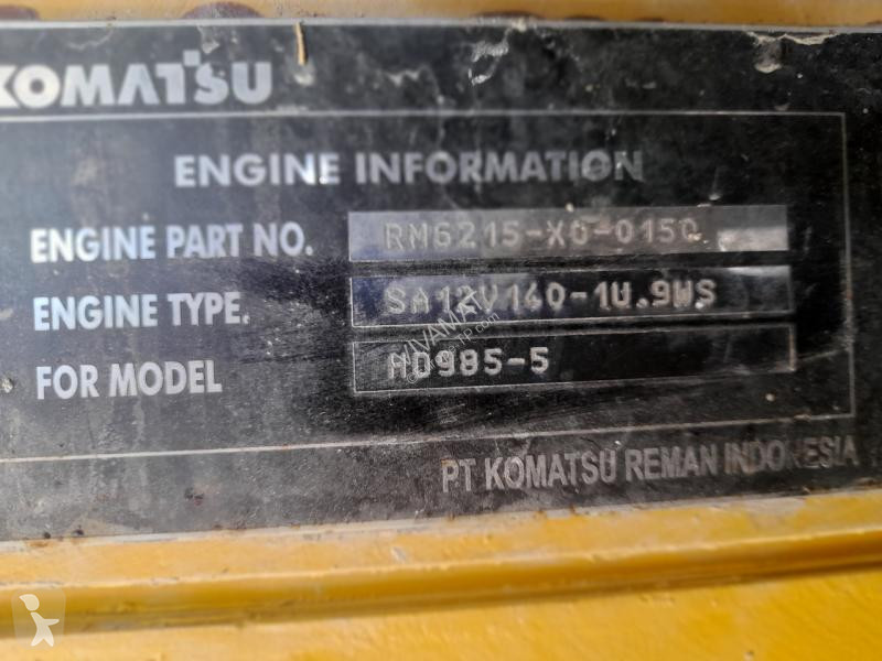 قطع غيار الأشغال العمومية Komatsu SA12V140 -...