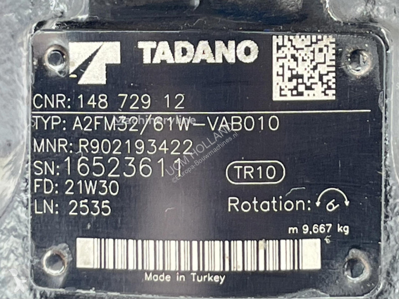Náhradní díly stavba Tadano AC 5.220L-1 Slew gear