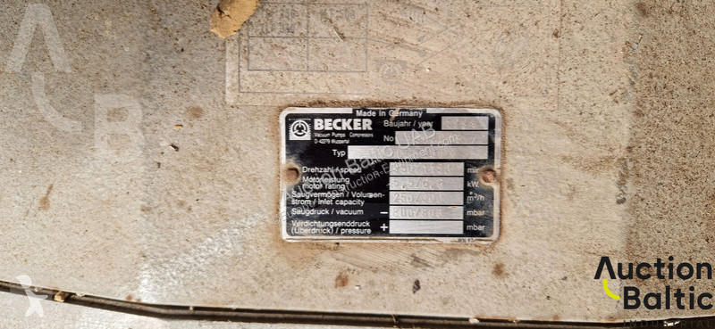 Reservedele til offentligt anlægsarbejde Becker...