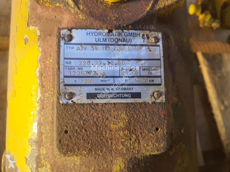 Peças máquinas de construção civil Krupp