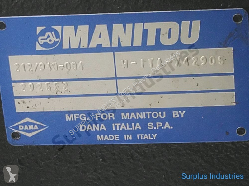قطع غيار الأشغال العمومية Manitou MLT 840-137