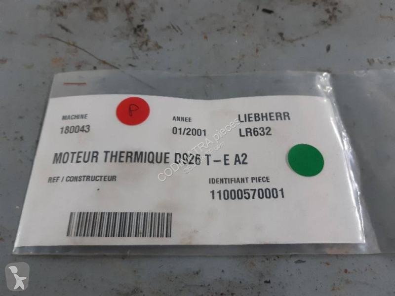Pièces engins tp Liebherr LR632