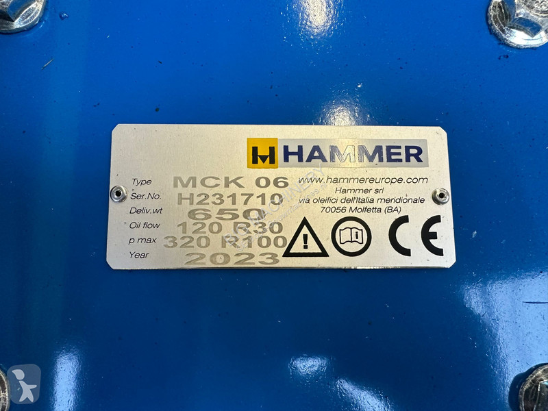 قطع غيار الأشغال العمومية Hammer MCK06 shear