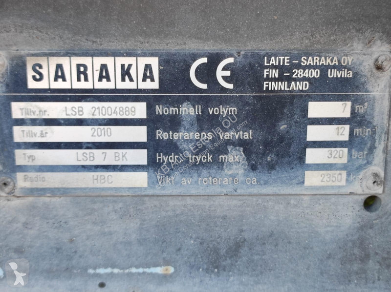 Uitrusting voor vrachtwagens  LSB 7 BK CONCRETE...