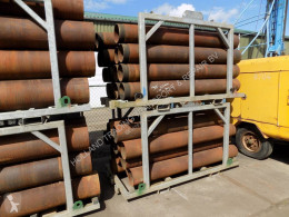 Drilling vehicle drilling, harvesting, trenching equipment drilling pipe