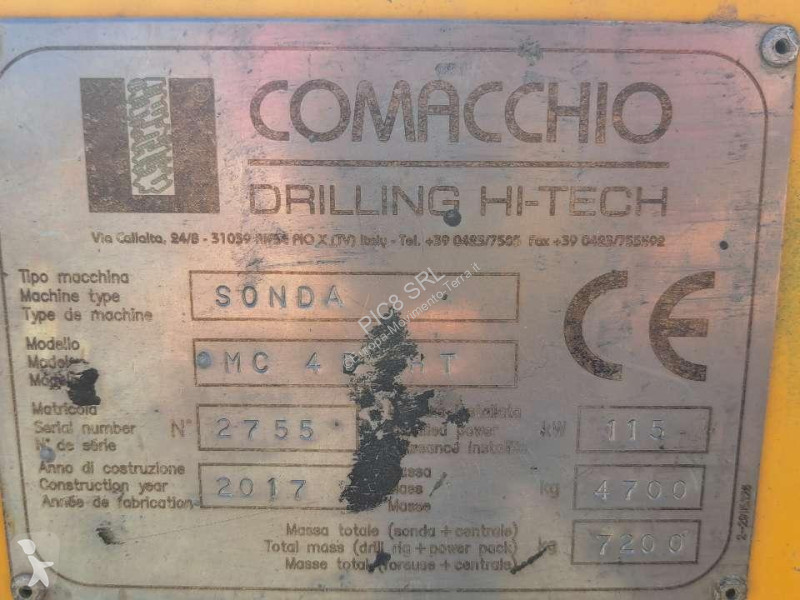 Vrtání, vytloukání, výkopy Comacchio MC 4D