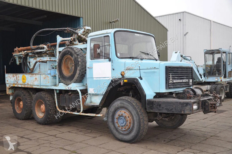 Bore-, hamre-, skæremaskine Magirus Deutz iveco...