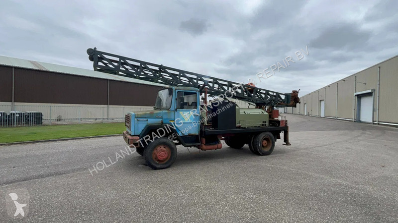 Bore-, hamre-, skæremaskine Bomag Iveco magirus...