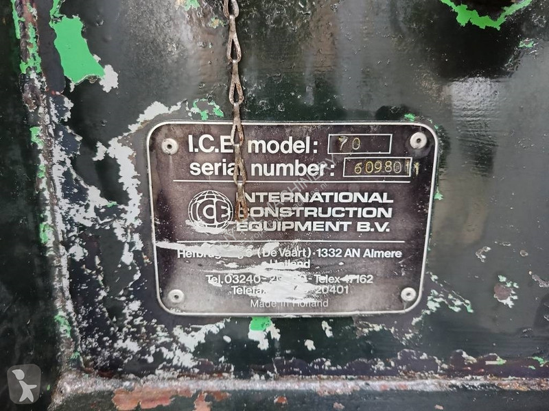 Bore-, hamre-, skæremaskine ICE 418s 70 pile...