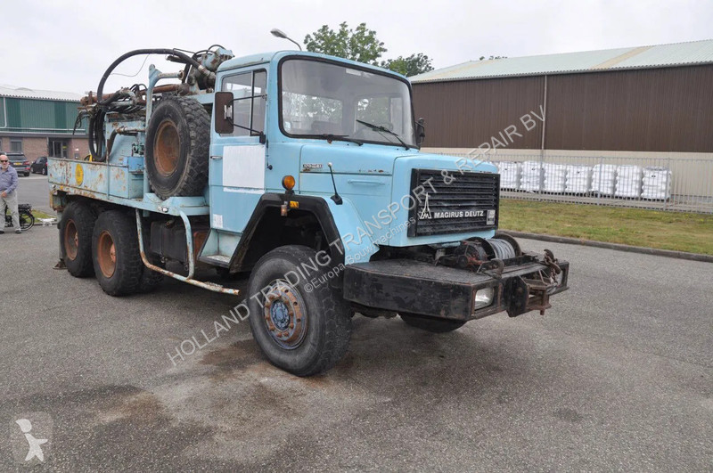 Bore-, hamre-, skæremaskine Magirus Deutz iveco...